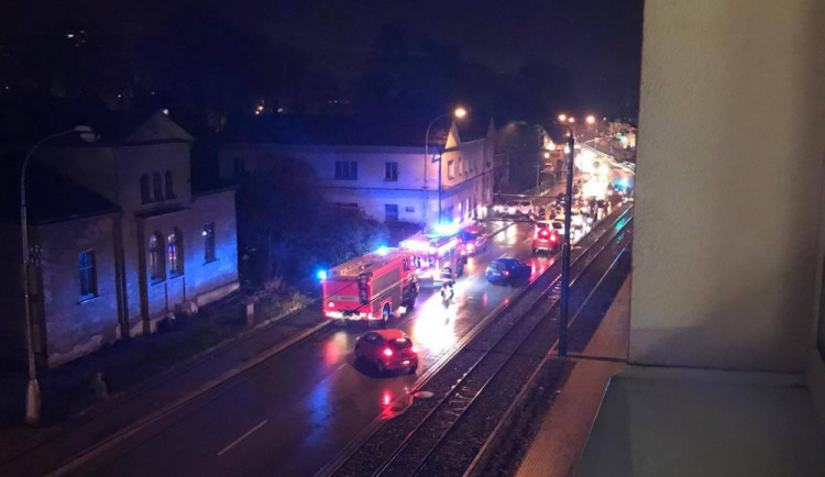 Nehoda v Tanvaldské ulici.