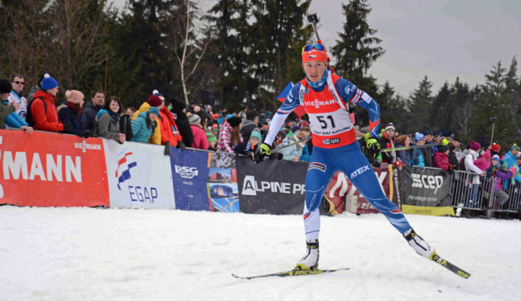 FOTO: Biatlonové supersprinty v Břízkách vyhráli Veronika Vítková a Ondřej Moravec