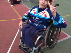 Benefiční zápas v Jedličkově ústavu.