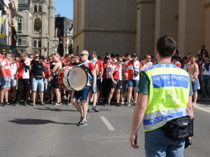 Pochod Slávistů Libercem.