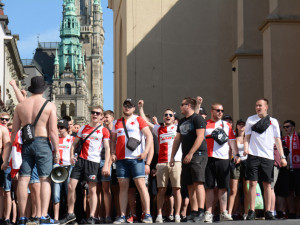 Pochod Slávistů Libercem.