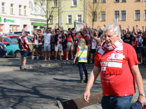 Pochod Slávistů Libercem.