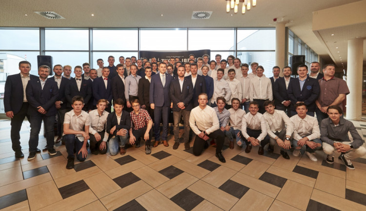 Slavnostní ceremoniál juniorů a mladšího dorostu.