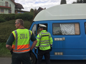 Kontrola při odjezdu.