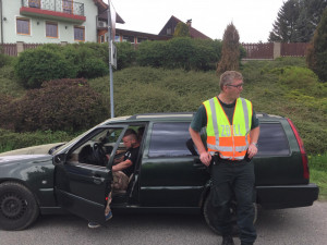 Kontrola při odjezdu.