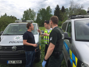 Kontrola při odjezdu.