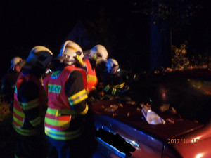 U Frýdlantu narazilo auto do stromu. Mladý řidič svým zraněním v nemocnici podlehl