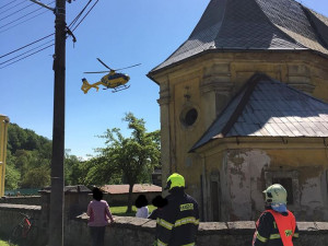 Nehoda dvou motorek.