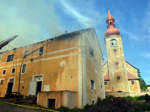 Požár v Jindřichovicích.