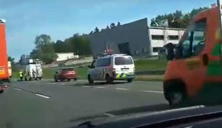 Nehoda v Jeřmanicích.