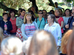 Otevření parku Jiřiny a Milana Uherkových.