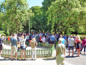 Otevření parku Jiřiny a Milana Uherkových.