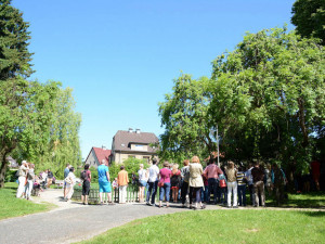 Otevření parku Jiřiny a Milana Uherkových.
