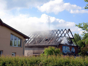 Požár na Kunratické.