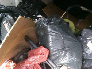 Odpad, který teknaři nasbírali