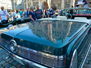 Veterány před radnicí