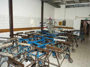 Místnost před chladícím zařízením