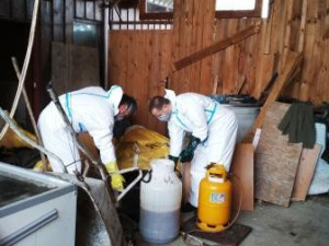 Zásah byl náročný i kvůli zápachu.