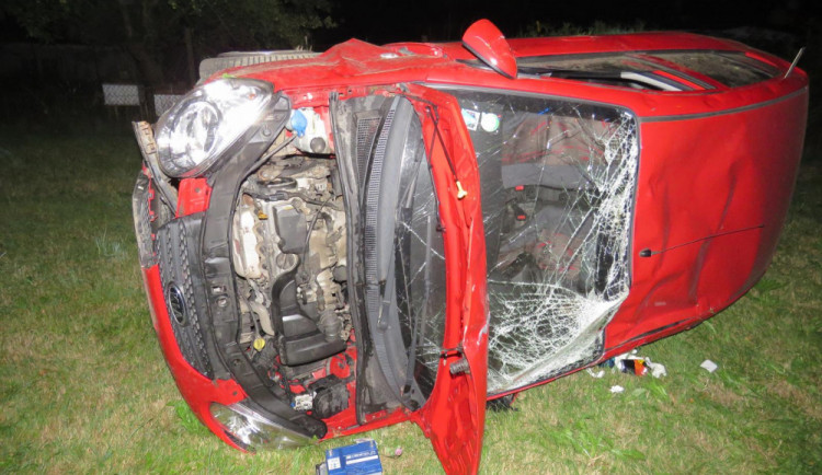 Snímek z místa nehody