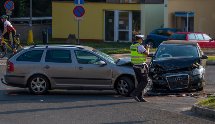 Snímek z místa nehody