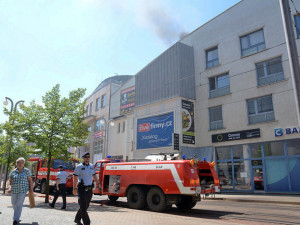 Požár v Paláci Centrum