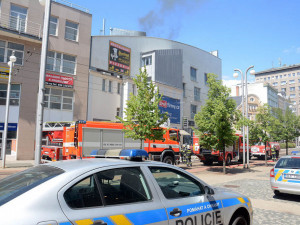 Požár v Paláci Centrum