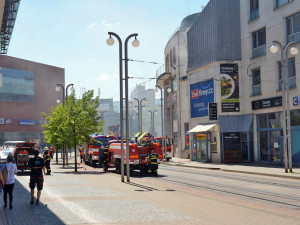 Požár v Paláci Centrum