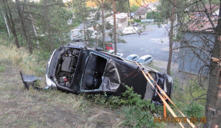 Foto z místa nehody