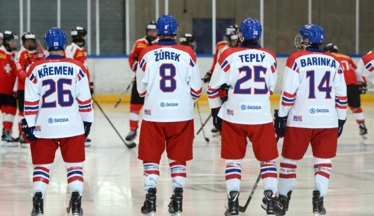 Žůrek a Teplý v repre dresu.