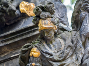 Restaurování barokního sloupu