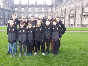 Závodníci a trenéři z Gryfu v irském Kilkenny