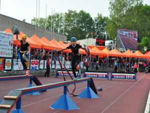 Hasičský šampionát v Liberci.