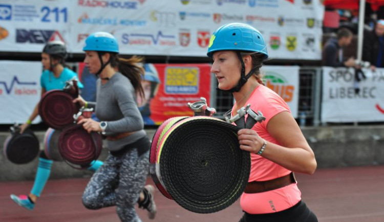 Hasičský šampionát v Liberci.