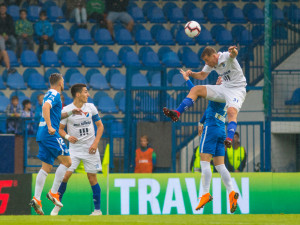Fotbalový zápas Slovan vs. Baník