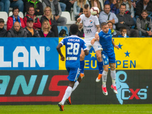 Fotbalový zápas Slovan vs. Baník