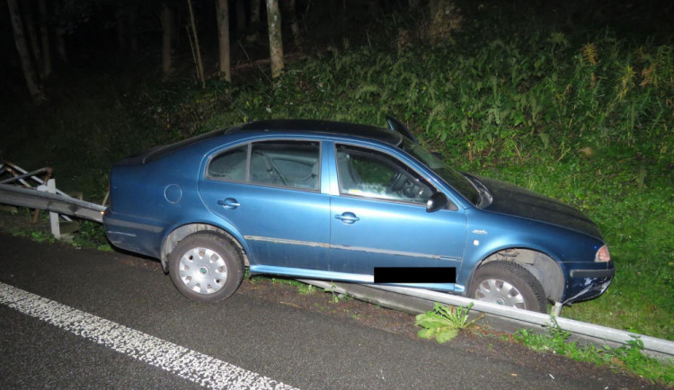 Snímek z místa nehody