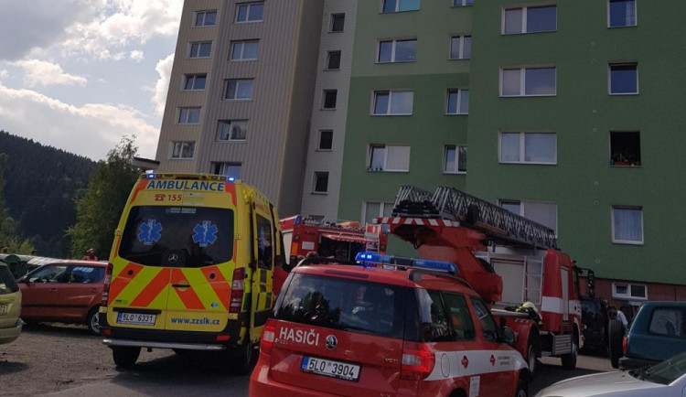 Požár v Tanvaldě.