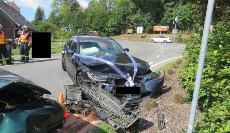 Snímek z místa nehody