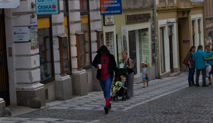 Snímek Spidermana v Liberci