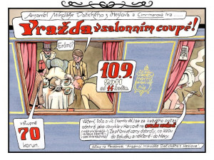 Originální pozvánky Ansámblu Mikoláše Dačiského z Heslova