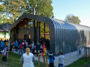 Nová hasičárna v Krásné Studánce