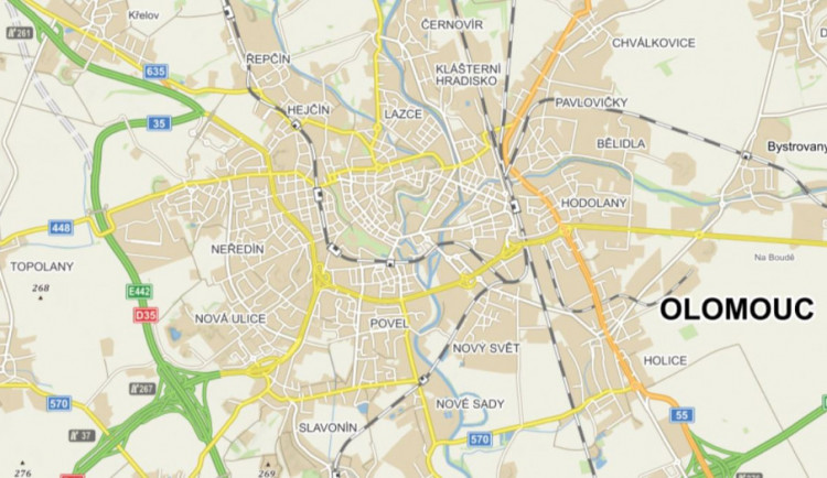 Do pocitové mapy Olomouce můžete zaznačit místa, kde se cítíte nebezpečně