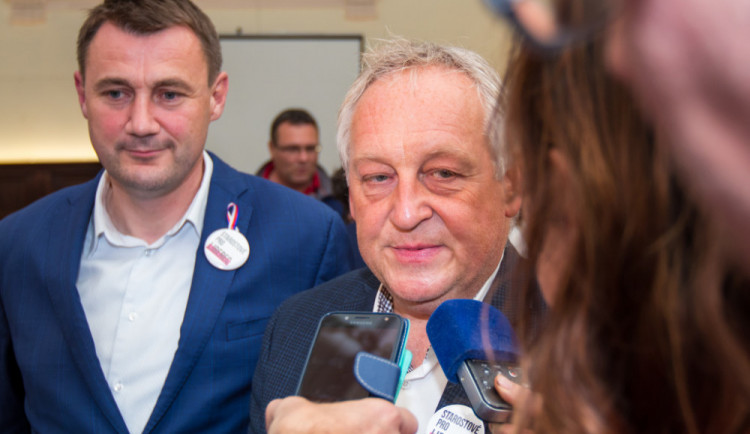 Martin Půta s Jaroslavem Zámečníkem.