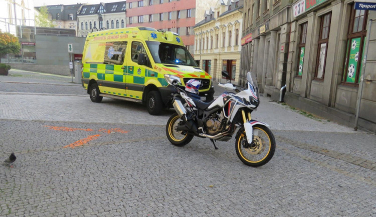 Snímek z místa nehody