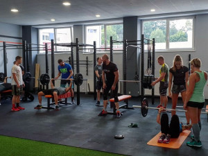 Cvičení pod vedením Daniela Skalického