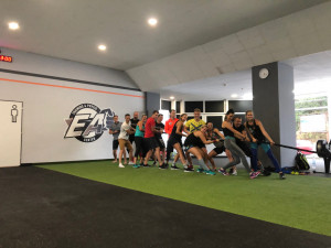 Cvičení pod vedením Daniela Skalického