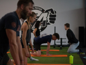 Cvičení pod vedením Daniela Skalického