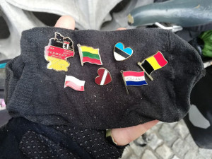 Pámatka na projeté země.