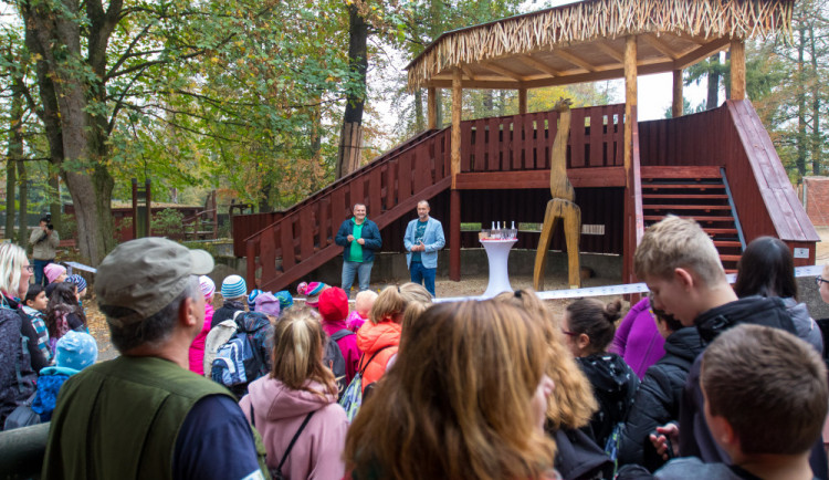 Zrekonstruovaná vyhlídka v liberecké zoo