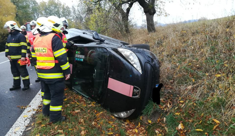 Snímek z místa nehody